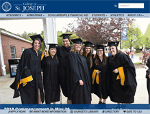 Tablet Screenshot of csj.edu